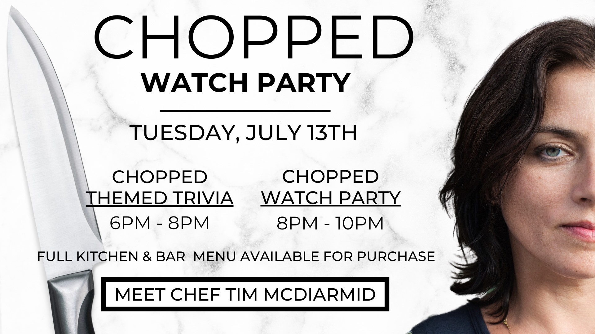 Chopped Watch Party - The Good Kind